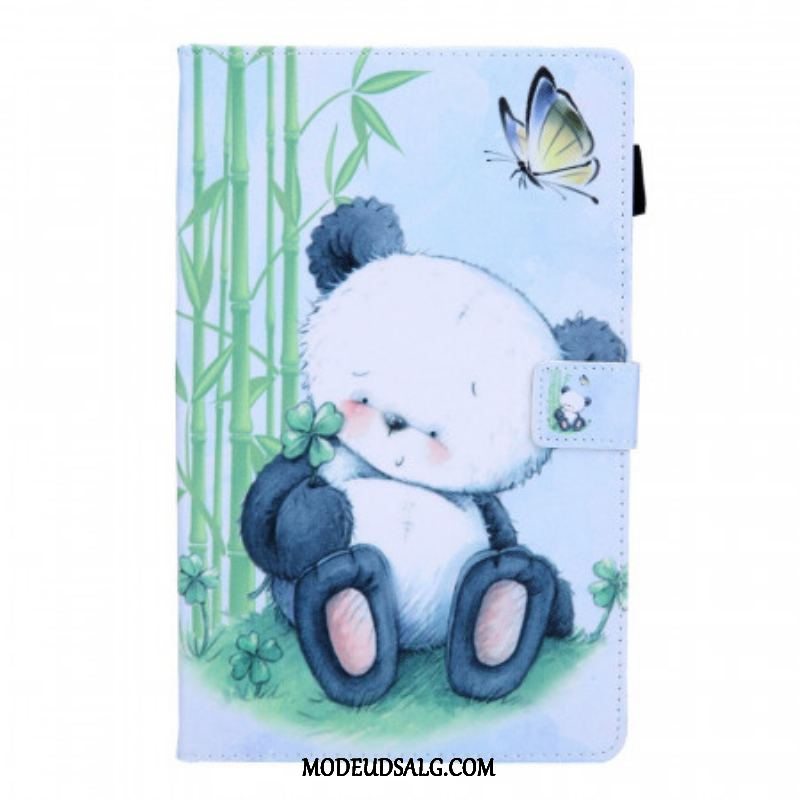 Flip Cover Samsung Galaxy Tab A8 (2021) Panda I Naturen