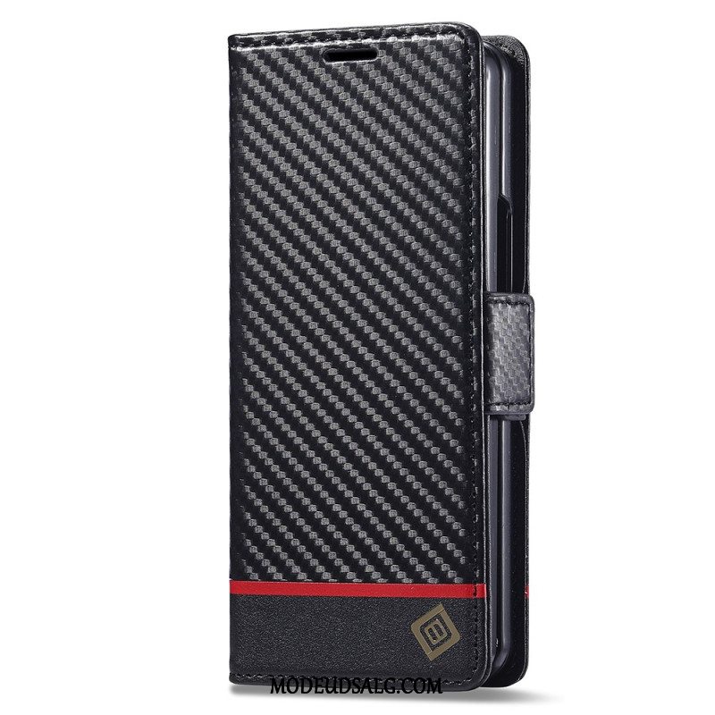 Flip Cover Samsung Galaxy Z Fold 5 Kulfiber Lc.imeeke