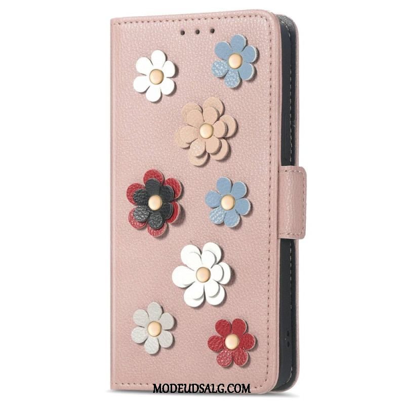 Flip Cover Sony Xperia 1 IV Dekorative Blomster