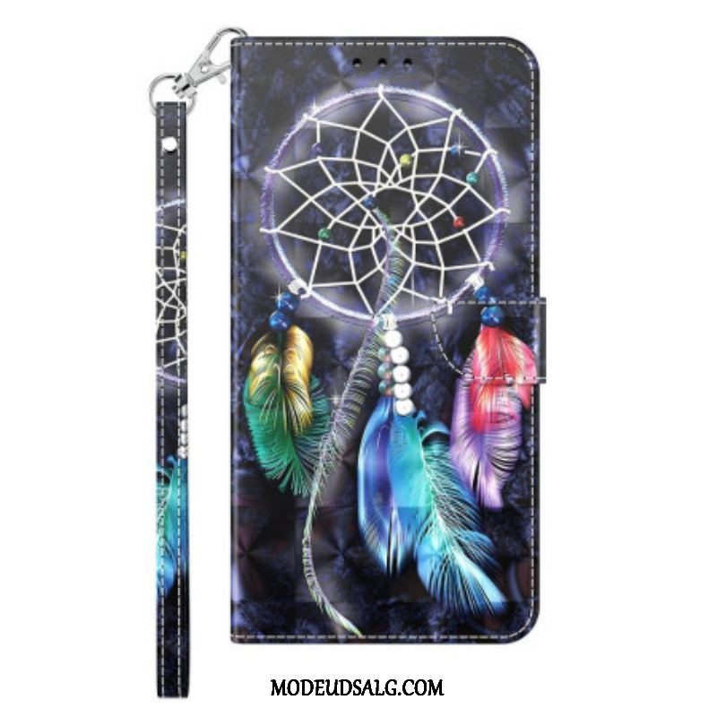 Flip Cover Sony Xperia 1 IV Med Snor Strap Dream Catcher