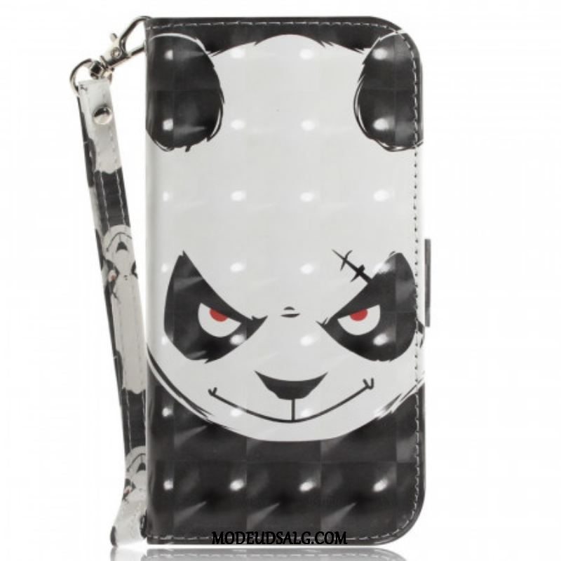 Flip Cover Sony Xperia 1 IV Med Snor Strappy Panda