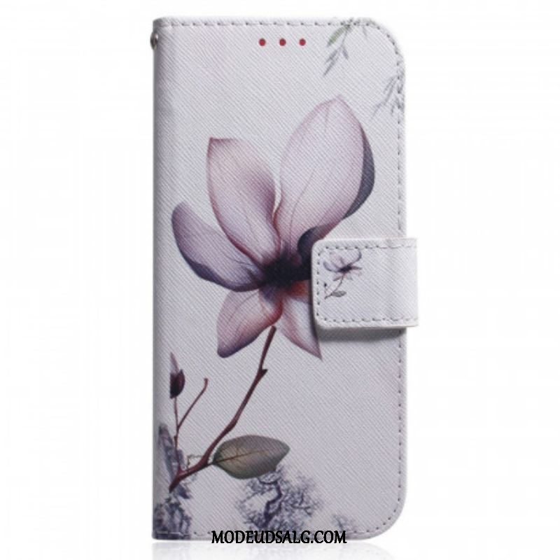 Flip Cover Sony Xperia 1 IV Vintage Rosenblomst