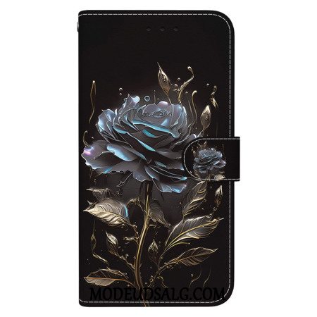 Flip Cover Sony Xperia 1 Vi Sort Rose Med Rem