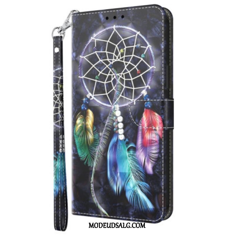 Flip Cover Sony Xperia 5 IV Med Snor Strap Dream Catcher