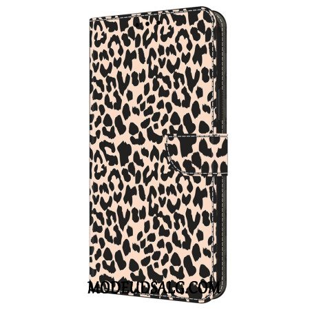 Flip Cover Til Samsung Galaxy A16 5g Leopardmønster