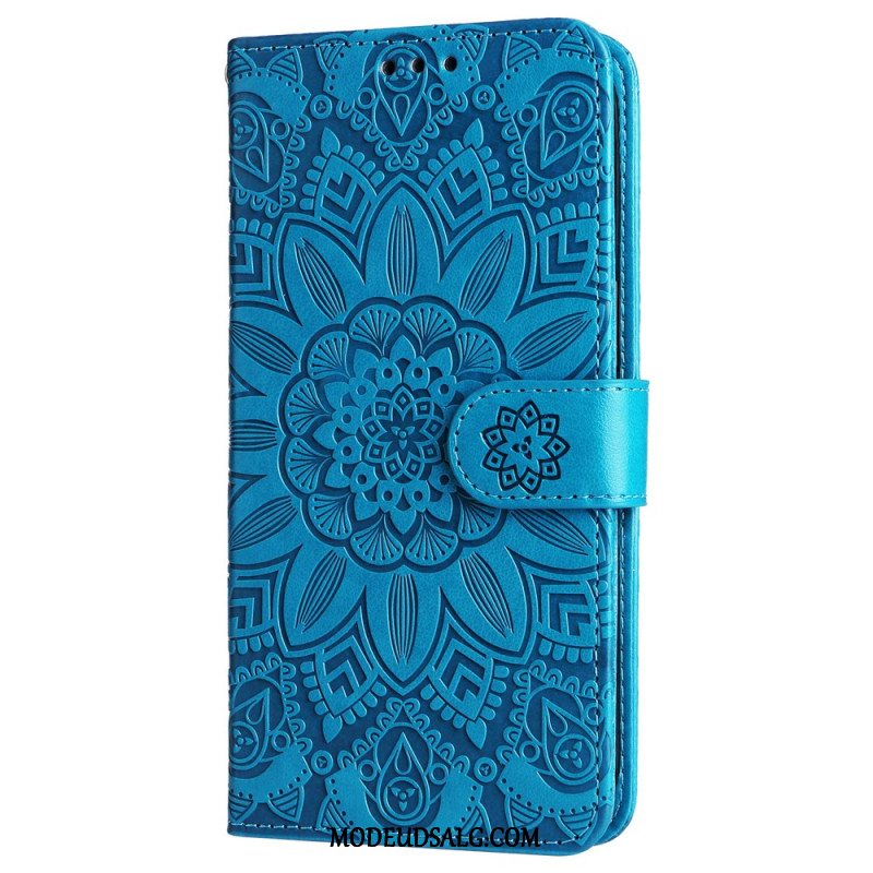 Flip Cover Til Samsung Galaxy S24 5g Flamboyant Mandala Med Rem