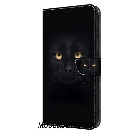 Flip Cover Til Samsung Galaxy S24 5g Sorte Katteøjne