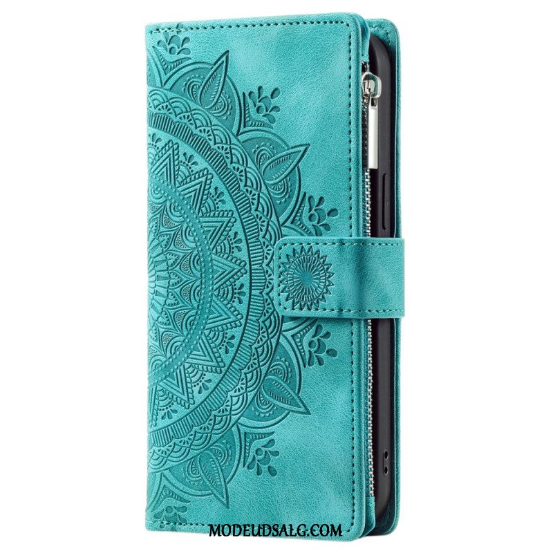 Flip Cover Til Samsung Galaxy S24 Fe Mandala Ruskindseffekt