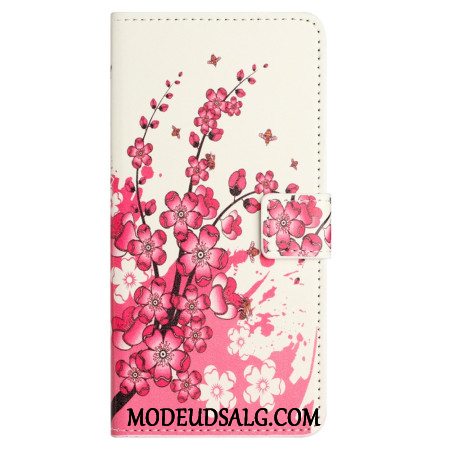 Flip Cover Til Samsung Galaxy S24 Fe Tropiske Blomster