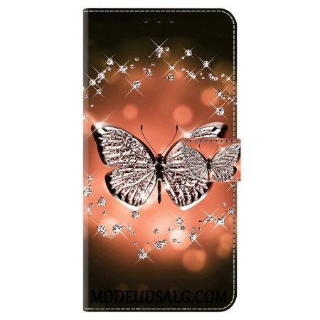 Flip Cover Til Samsung Galaxy S24 Plus 5g Krystalsommerfugl