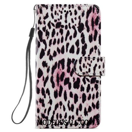 Flip Cover Til Samsung Galaxy S24 Plus 5g Leopardeffektrem