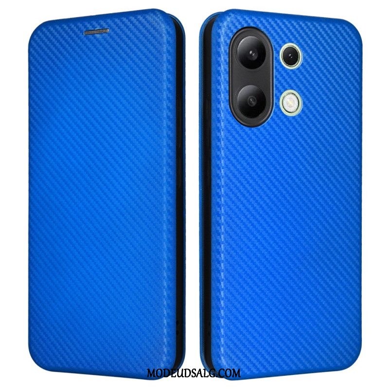 Flip Cover Til Xiaomi Redmi Note 13 4g Kulfiber