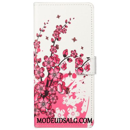 Flip Cover Til Xiaomi Redmi Note 13 5g Blommeblomster