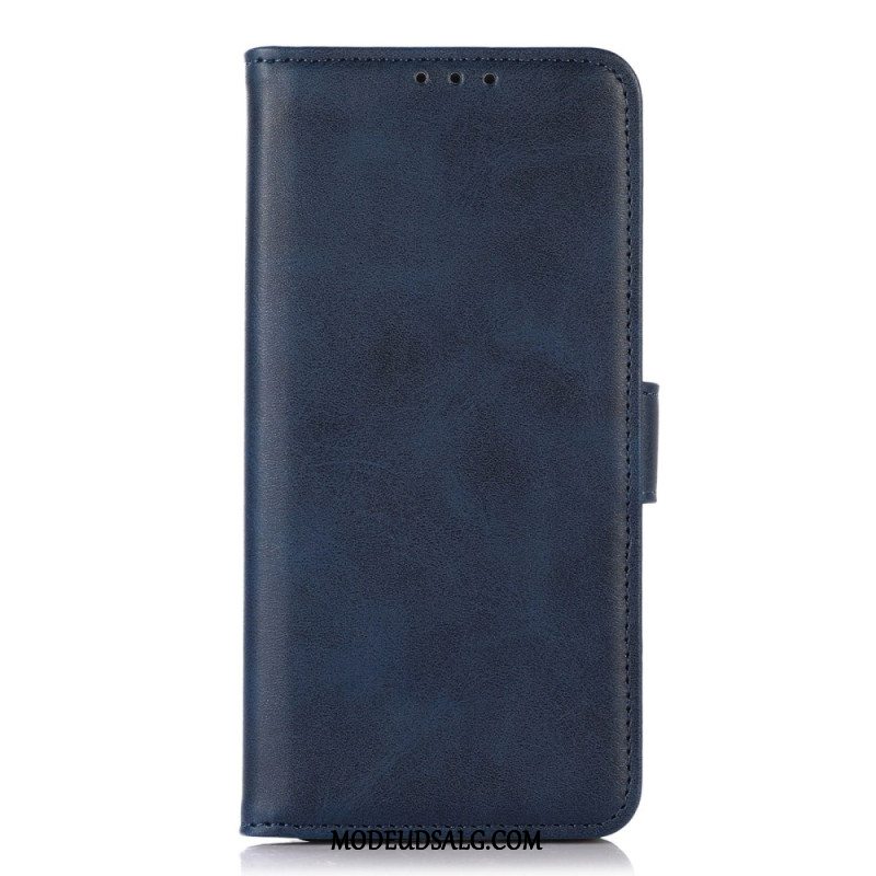 Flip Cover Til Xiaomi Redmi Note 13 Pro 5g Lædereffekt