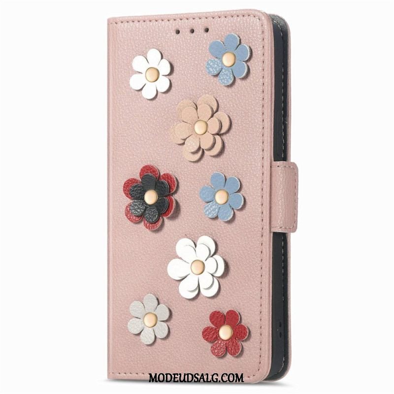 Flip Cover Xiaomi 12 Lite 3d Blomster