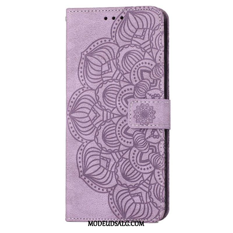 Flip Cover Xiaomi 12T / 12T Pro Med Snor Strappy Barok Mandala