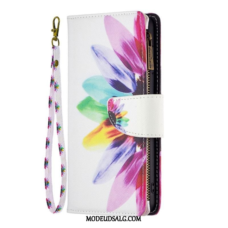 Flip Cover Xiaomi 13 Lite Punge Etui Blomster Tegnebog