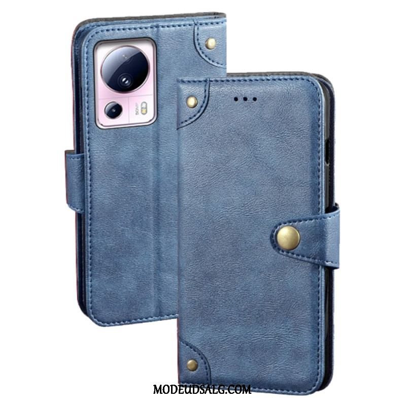 Flip Cover Xiaomi 13 Lite Vintage Idewei