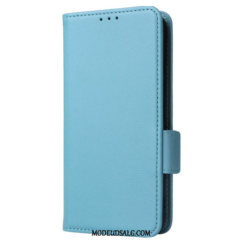 Flip Cover Xiaomi 14 Litchi Tekstur Og Rem