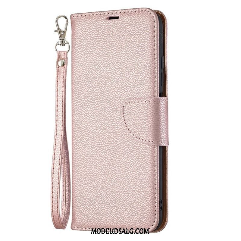 Flip Cover Xiaomi Redmi Note 10 5G Læder Cover Litchi Rabat Oblique