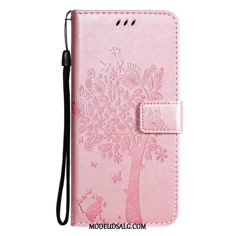 Flip Cover Xiaomi Redmi Note 10 5G Med Snor Lanyard Daydream