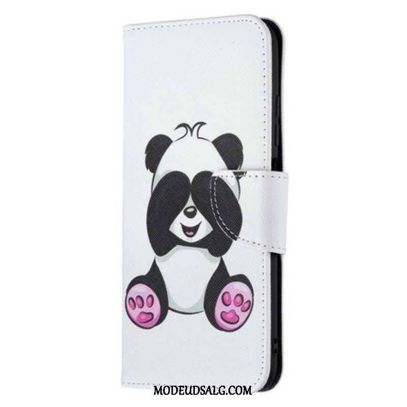 Flip Cover Xiaomi Redmi Note 10 5G Panda Sjov