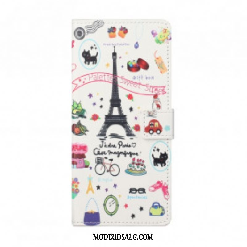 Flip Cover Xiaomi Redmi Note 10 Pro Jeg Elsker Paris