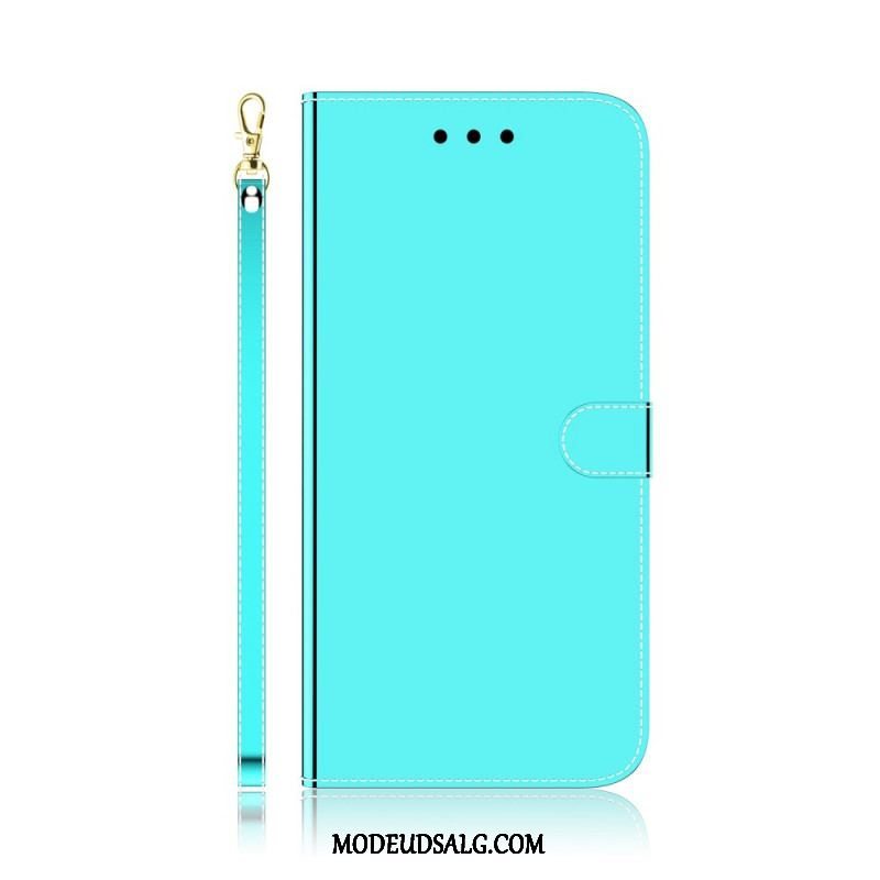 Flip Cover Xiaomi Redmi Note 11 / 11S Spejlcover I Imiteret Læder