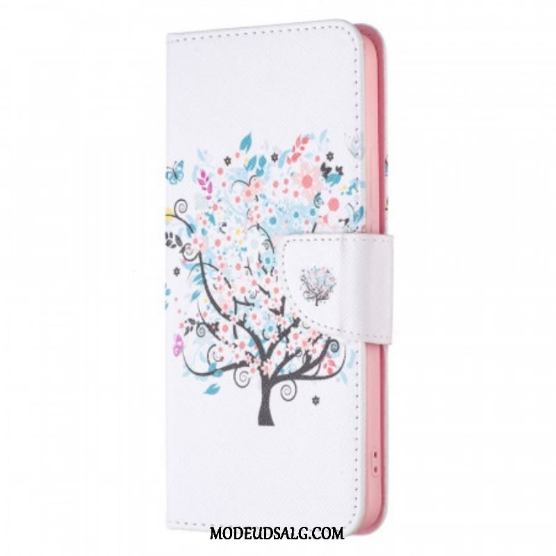 Flip Cover Xiaomi Redmi Note 11 Pro Plus 5G Blomstret Træ