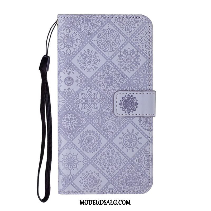 Flip Cover Xiaomi Redmi Note 11 Pro Plus 5G Tapestry Mønster