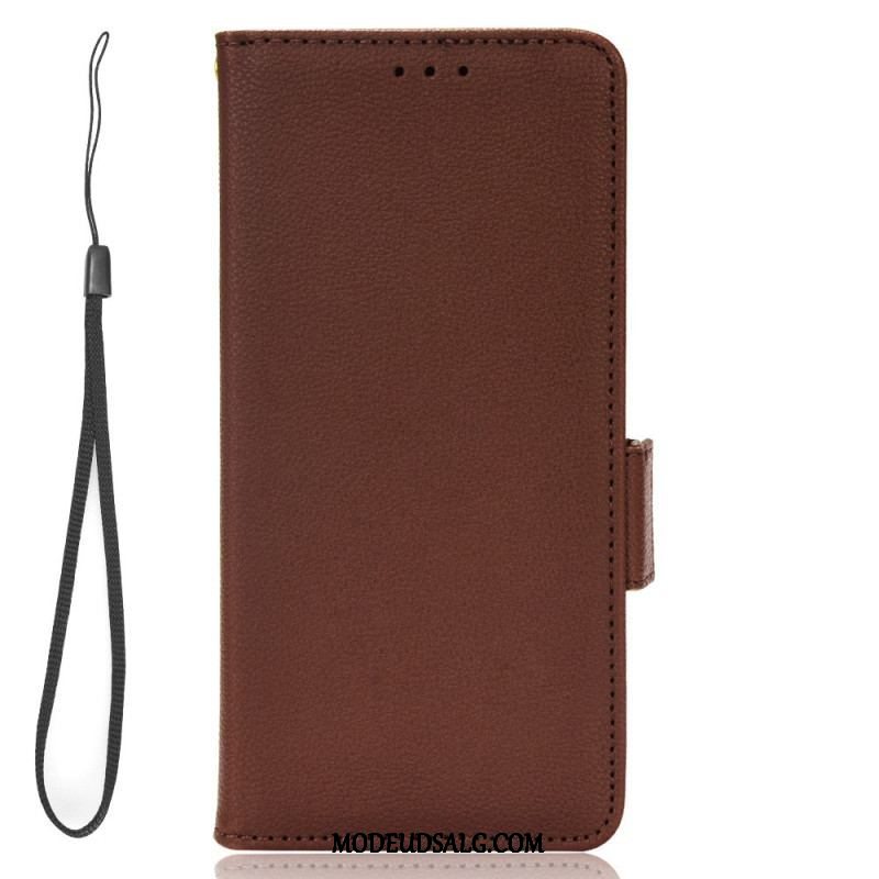 Flip Cover Xiaomi Redmi Note 12 4G Ultra Fin Med Snor