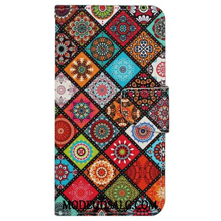 Flip Cover Xiaomi Redmi Note 13 4g Etnisk Stil Med Rem