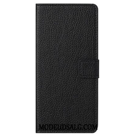 Flip Cover Xiaomi Redmi Note 13 4g Litchi-tekstur Med Rem