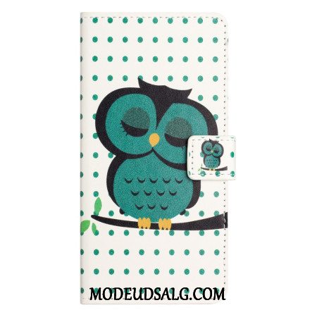 Flip Cover Xiaomi Redmi Note 13 4g Sovende Ugle