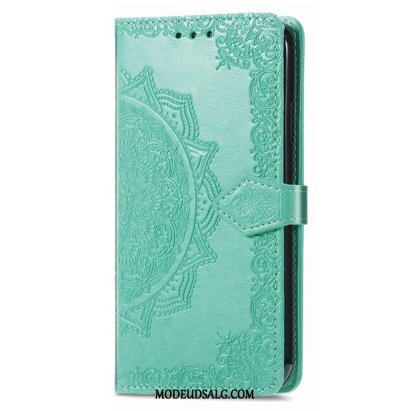 Flip Cover Xiaomi Redmi Note 13 5g Barok Mandala Med Rem