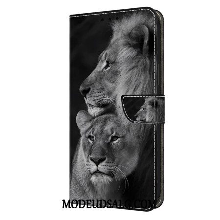 Flip Cover Xiaomi Redmi Note 13 5g Par Løver