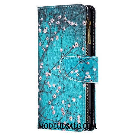 Flip Cover Xiaomi Redmi Note 13 Pro 4g Blomstergrene Pung Med Rem