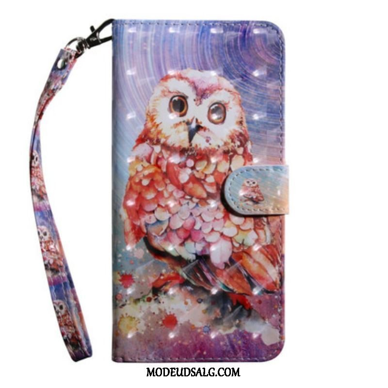 Flip Cover iPhone 13 Mini Lysplet Germain The Owl