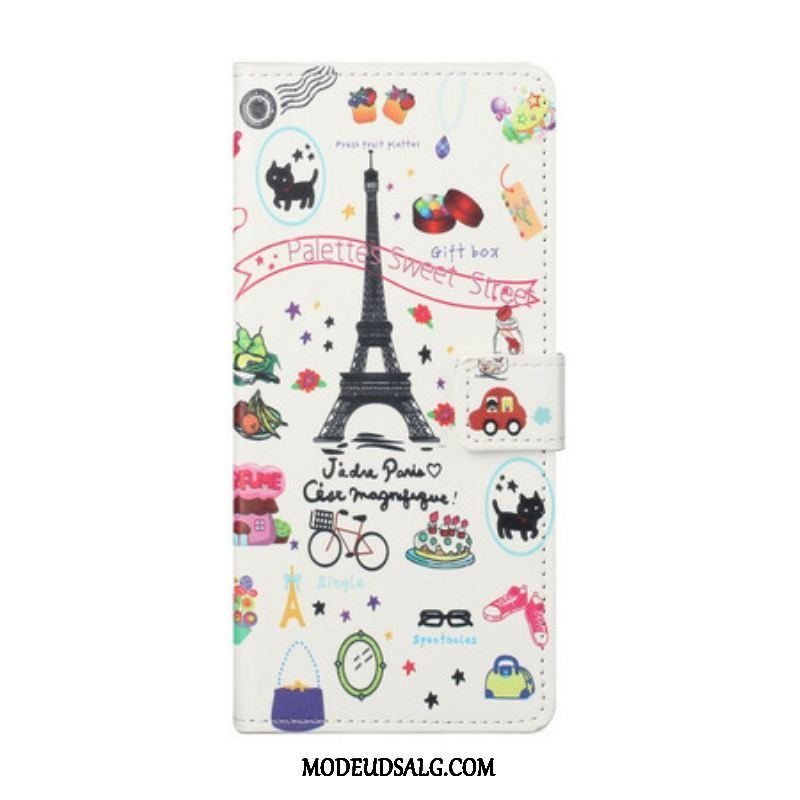 Flip Cover iPhone 13 Pro Jeg Elsker Paris