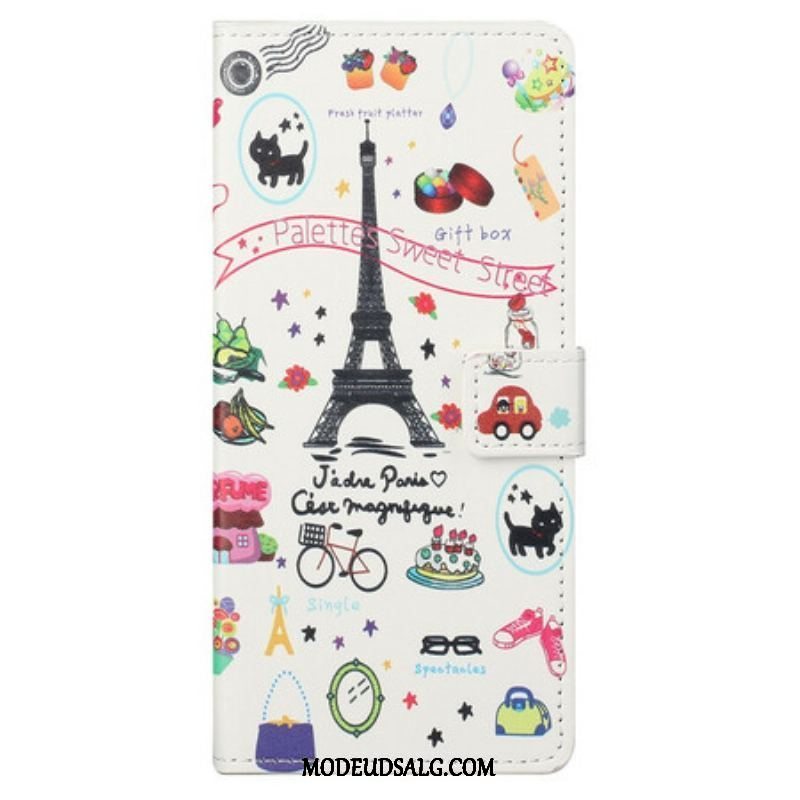 Flip Cover iPhone 13 Pro Max Jeg Elsker Paris