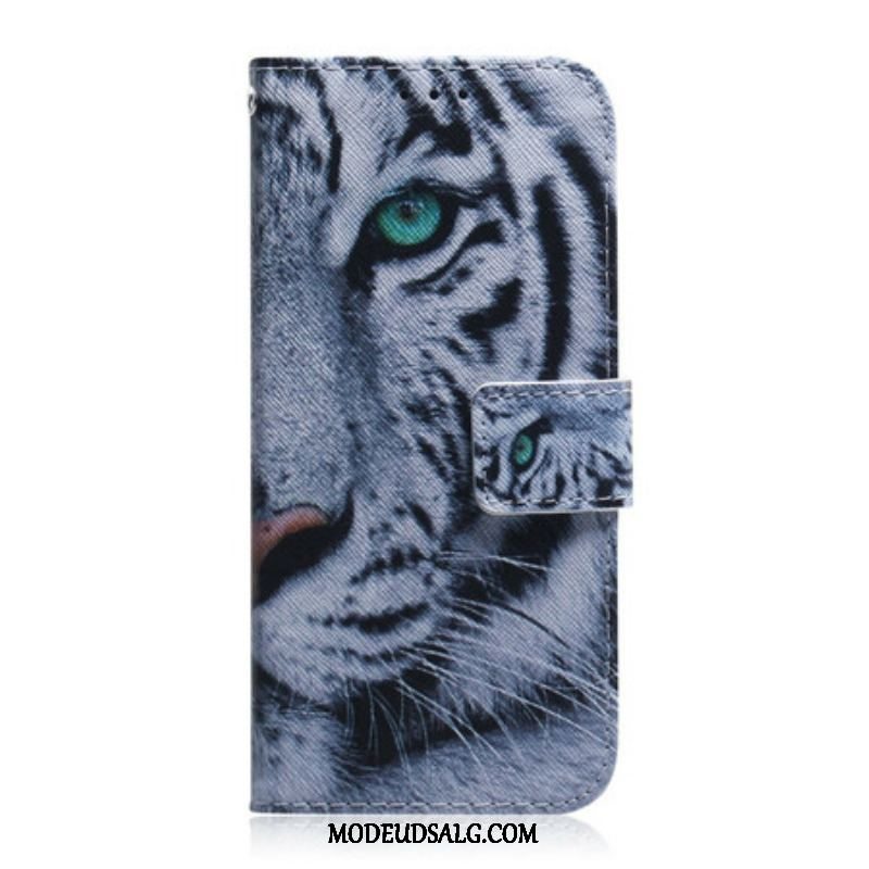 Flip Cover iPhone 13 Pro Max Tiger Ansigt