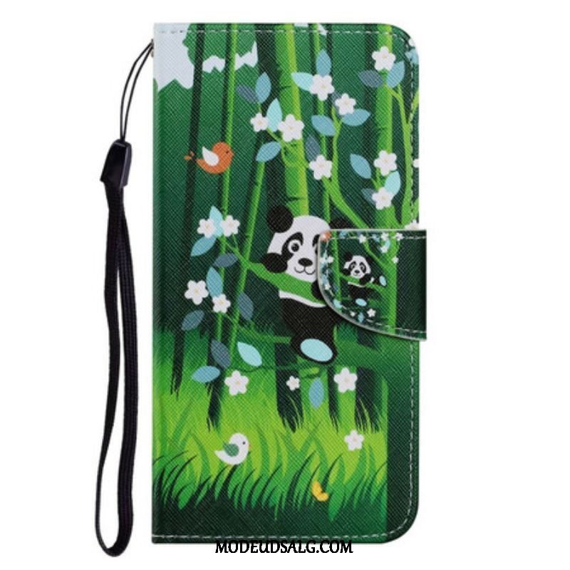 Flip Cover iPhone 13 Pro Panda Walk