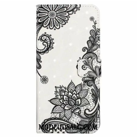 Flip Cover iPhone 16 Blondeblomst