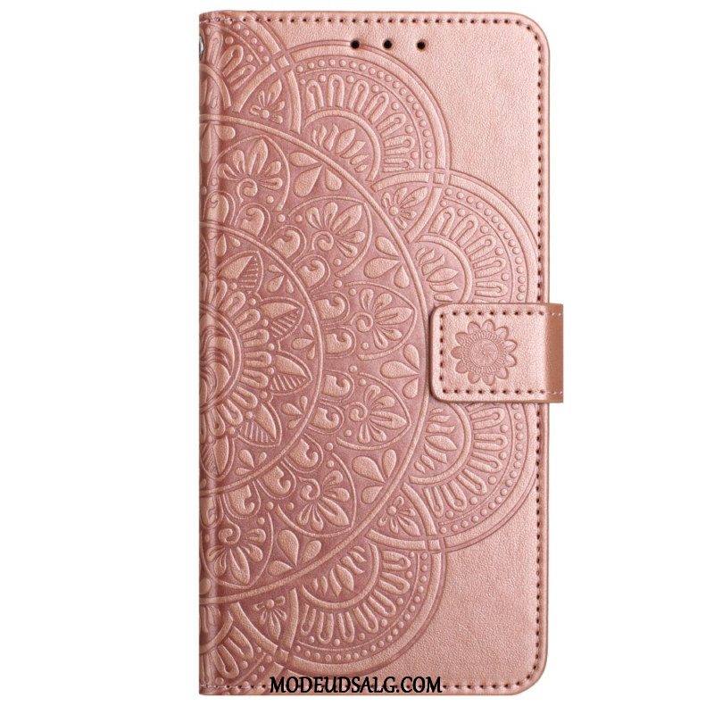 Flip Cover iPhone 16 Mandala Remmønster