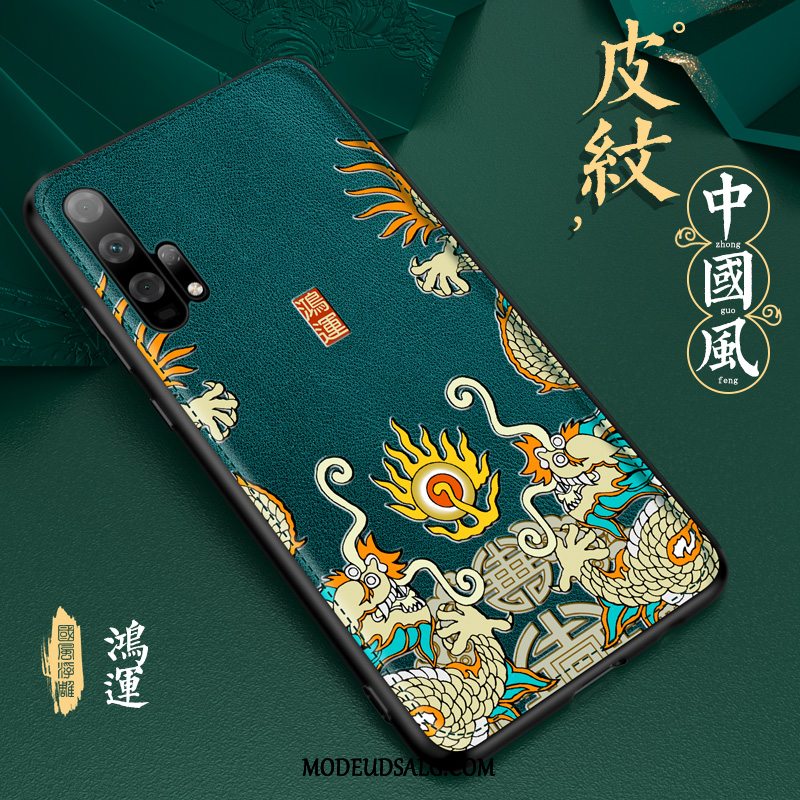 Honor 20 Pro Etui / Cover Anti-fald Vind Trend Kinesisk Stil Silikone