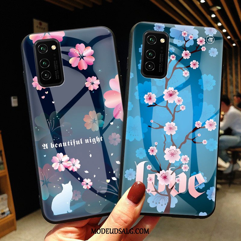 Honor View30 Pro Etui Cover Blå Anti-fald Cherry Beskyttelse