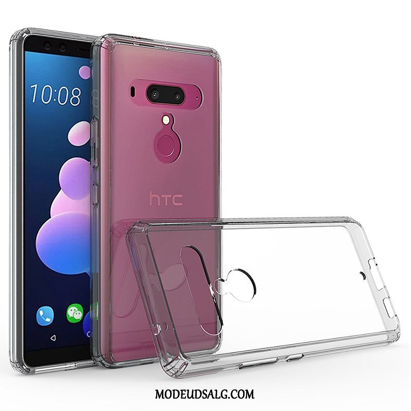 Htc U12+ Etui Anti-fald Blød Beskyttelse Cover Gennemsigtig