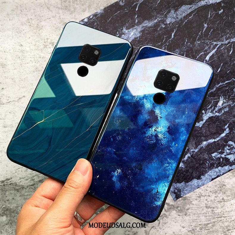 Huawei Mate 20 Etui Kreativ Stjerneklar Simple Silikone Glas