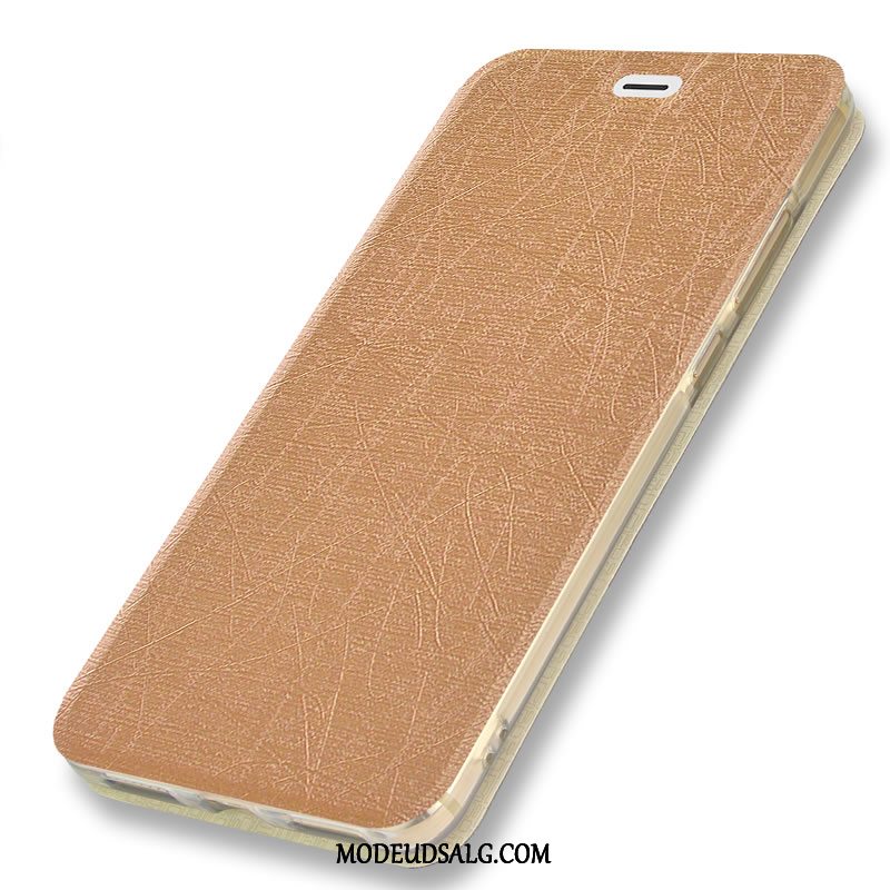 Huawei Mate 20 Lite Etui Anti-fald Folio Cover Farve Guld