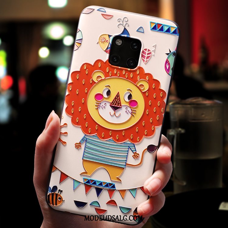 Huawei Mate 20 Pro Etui Tynd Blød Nubuck Cartoon Cover